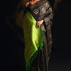 Majestic Black Soft Silk Saree With Amiable Blouse Piece