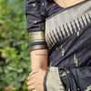 Preferable Black Soft Silk Saree With Fragrant Blouse Piece