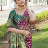 Enamoring Purple Soft Silk Saree With Surreptitious Blouse Piece