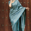 Desiring Rama Soft Silk Saree With Staggering Blouse Piece