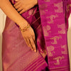 Excellent Dark Pink Soft Silk Saree With Luxuriant Blouse Piece