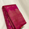 Marvellous Dark Pink Soft Silk Saree With Intricate Blouse Piece