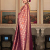 Pretty Purple Soft Silk Saree With Energetic  Blouse Piece