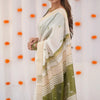 Brood Beige Cotton Silk Saree With Winsome Blouse Piece