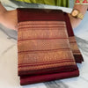 Splendorous Wine Soft Banarasi Silk Saree With Nebula Blouse Piece