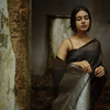 Extraordinary Black Soft Banarasi Silk Saree With Pretty Blouse Piece