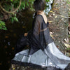 Intricate Black Soft Silk Saree With Whimsical Blouse Piece
