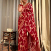 Desiring Red Soft Silk Saree With Exceptional Blouse Piece