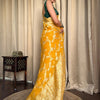 Desirable Yellow Soft Silk Saree With Super classy Blouse Piece