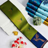 Prominent Green Soft Banarasi Silk Saree With Ineffable Blouse Piece