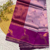Incredible Lavender Soft Banarasi Silk Saree With Staggering Blouse Piece