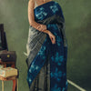 Ravishing Blue Soft Silk Saree With Angelic Blouse Piece