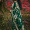Gorgeous Green Soft Silk Saree With Elegant Blouse Piece