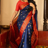 Phenomenal Navy Blue Soft Silk Saree With Deserving Blouse Piece