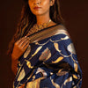 Refreshing Blue Soft Silk Saree With Twirling Blouse Piece
