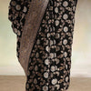 Flaunt Black Soft Silk Saree With Radiant Blouse Piece