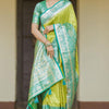 Gratifying Parrot Soft Silk Saree With Elegant Blouse Piece