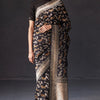 Glowing Black Soft Silk Saree With Delightful Blouse Piece