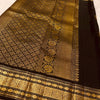 Petrichor Black Soft Banarasi Silk Saree With Delectable Blouse Piece