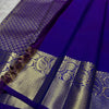 Angelic Royal Blue Soft Banarasi Silk Saree With Panoply Blouse Piece