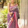 Scrumptious Purple Soft Silk Saree With Supernal Blouse Piece