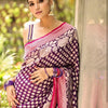 Scrumptious Purple Soft Silk Saree With Supernal Blouse Piece