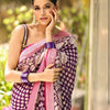 Scrumptious Purple Soft Silk Saree With Supernal Blouse Piece