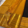 Gorgeous Black Soft Silk Saree With Beautiful Blouse Piece