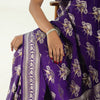 Refreshing Purple Soft Silk Saree With Pretty Blouse Piece