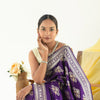 Refreshing Purple Soft Silk Saree With Pretty Blouse Piece