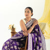 Refreshing Purple Soft Silk Saree With Pretty Blouse Piece