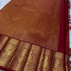 Sumptuous Red Soft Banarasi Silk Saree With Imaginative Blouse Piece