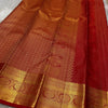 Twirling Red Soft Banarasi Silk Saree With Beauteous Blouse Piece
