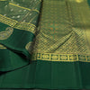 Gratifying Dark Green Soft Banarasi Silk Saree With Radiant Blouse Piece