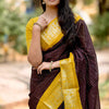 Amazing Brown Soft Silk Saree With Captivating Blouse Piece