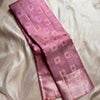 Innovative Baby Pink Soft Silk Saree With Vestigial Blouse Piece