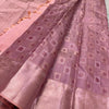 Innovative Baby Pink Soft Silk Saree With Vestigial Blouse Piece