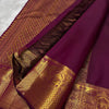 Prettiest Purple Soft Silk Saree With Improbable  Blouse Piece
