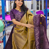Outstanding Golden Soft Silk Saree With Sumptuous Blouse Piece