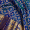 Forbearance Royal Blue Soft Banarasi Silk Saree With Desultory Blouse Piece