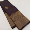 Ravishing Brown Soft Banarasi Silk Saree With Delightful Blouse Piece