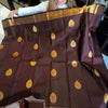 Tantalizing Brown Soft Banarasi Silk Saree With Prominent Blouse Piece