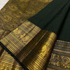 Ephemeral Dark Green Soft Banarasi Silk Saree With Amiable Blouse Piece