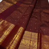 Hypnotic Maroon Soft Banarasi Silk Saree With Inimitable Blouse Piece
