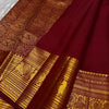 Pulsating Red Soft Banarasi Silk Saree With Conflate Blouse Piece