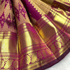 Entrancing Pruple Soft Banarasi Silk Saree With Comely Blouse Piece