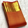 Sumptuous Red Soft Banarasi Silk Saree With Bewitching Blouse Piece