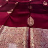 Supernal Wine Soft Banarasi Silk Saree With Devastating Blouse Piece