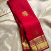 Cynosure Red Soft Banarasi Silk Saree With Marvellous Blouse Piece