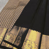 Tremendous Black Soft Banarasi Silk Saree With Pleasurable Blouse Piece